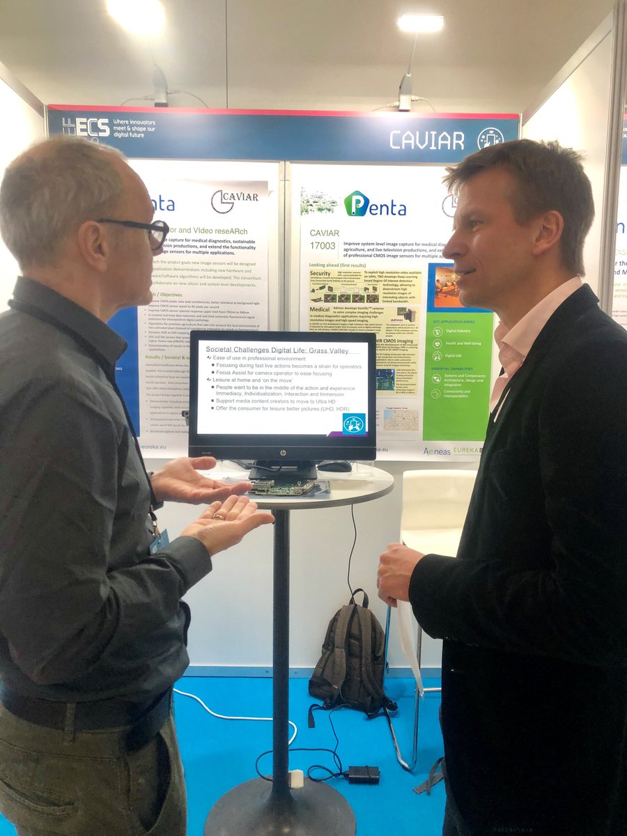 Visit the #PENTA Caviar project booth N°21  at #EFECS2019 CAVIAR project brings together a highly qualified &amp; multi-disciplinary team to develop the various aspects of the technologies such as optics, image capture, video processing &amp; transmission. More: bit.ly/2NfQkBk