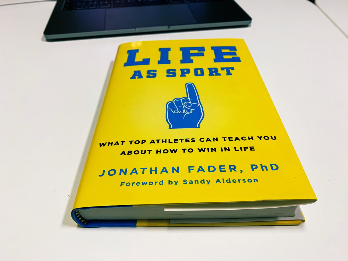 FreddyDobinson's tweet photo. Not even into the first chapter of ‘Life as Sport’ by @drfader and this quote on #positivity a refreshing reminder to focus on the things you can control and keep your positive mindset when things go wrong. Thanks for the book @jbarclay101 🤓🙌🏼 https://t.co/6jyCc4LHiX