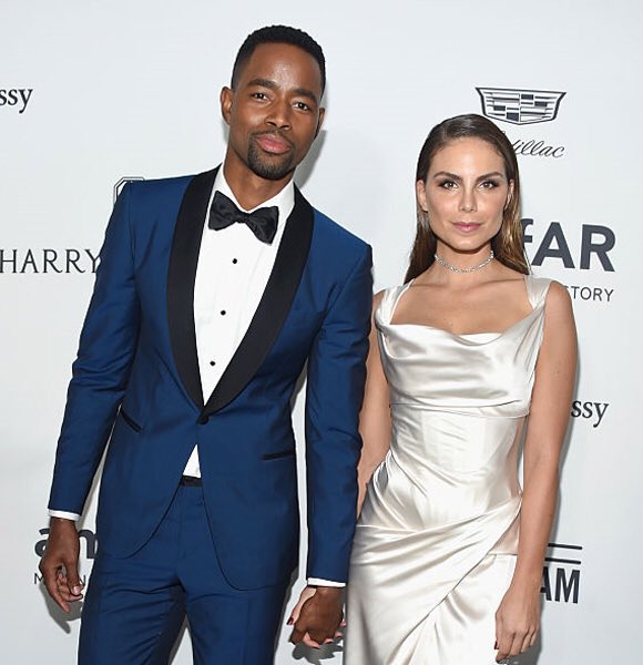 Jay Ellis & (Fiancé) Nina Senicar - 1 kid