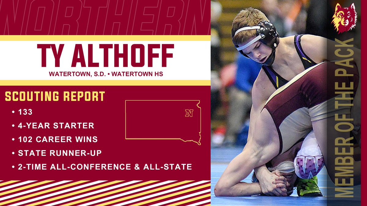 Time to Welcome another Watertown Arrow to the Pack- Ty Althoff! <a href="/althoff_ty/">Ty Althoff</a> @SDakotaWr #GoWolves🐺