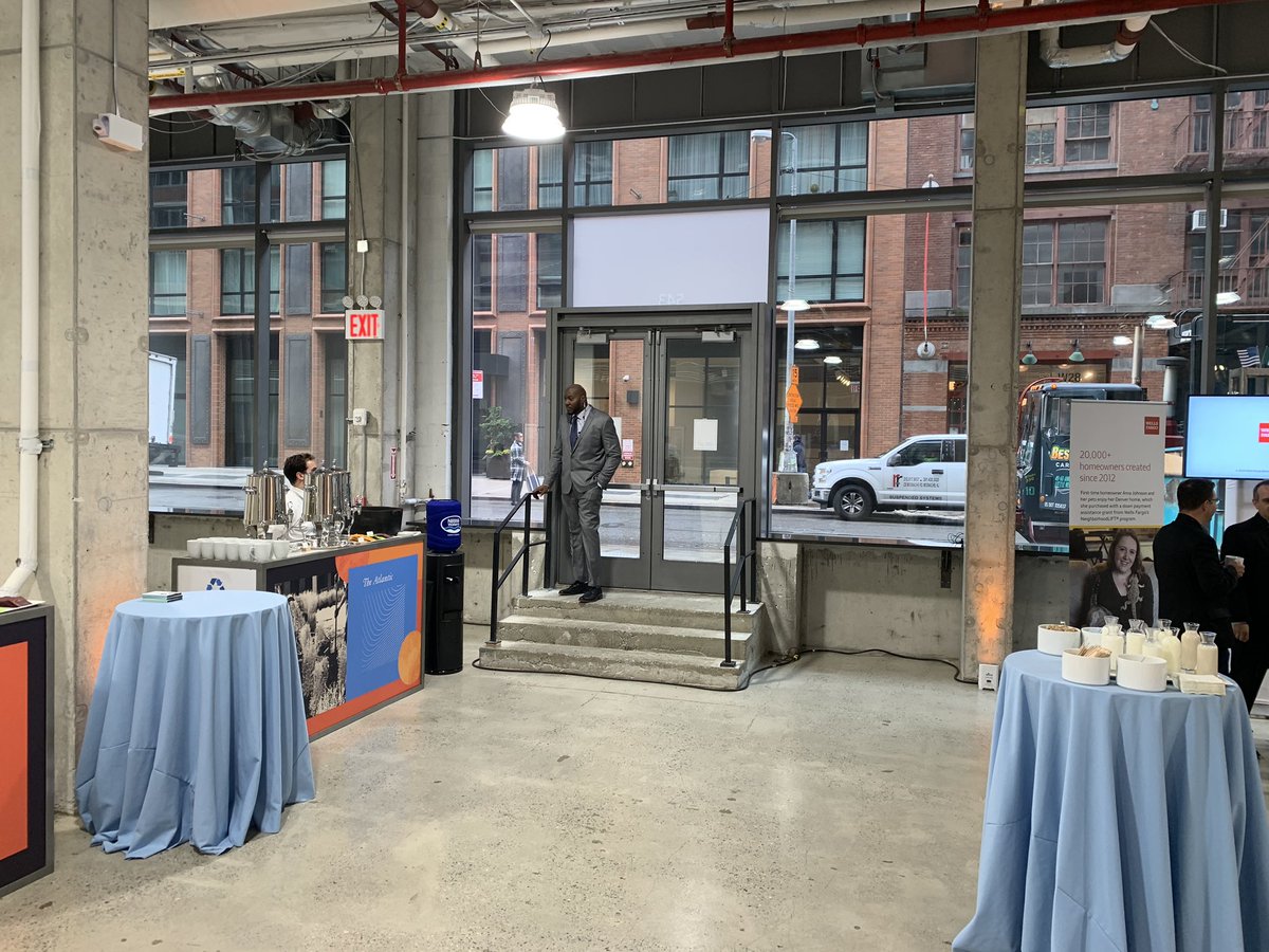 codepath's tweet photo. Just finished setting up our booth at the Atlantic's Power of Purpose Conference where we'll be announcing some news later! https://t.co/fqPK53trCN https://t.co/N4n3VRF40O
