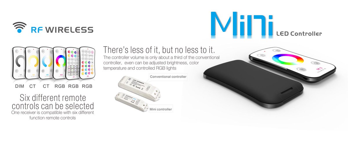 LtechInd's tweet image. Size doesn’t matter! The Mini LED Controller by LTECH adjusts brightness, controls RGB lights and can control the colour temperature. So, set the mood and light right for your room with this little controller.
#ltech #minicontroller #wireless #ledcontroller #LightupwithLtech
