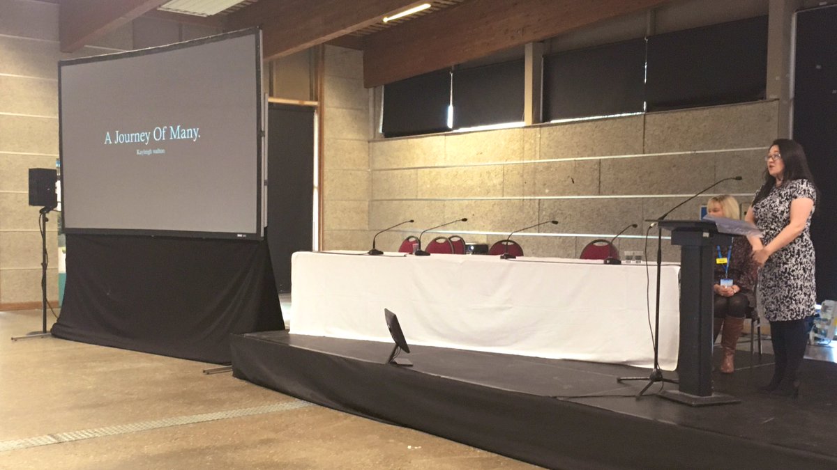 LPFTNHS's tweet photo. Incredible presentation from @kayleighbubble at #LPFTILP 👏 there are not many dry eyes left in the room! Thank you for sharing your experiences, it is SO important that we hear these personal stories from former patients - reminding us all why we work in #NHS #mentalhealth https://t.co/aUiv98EAbp