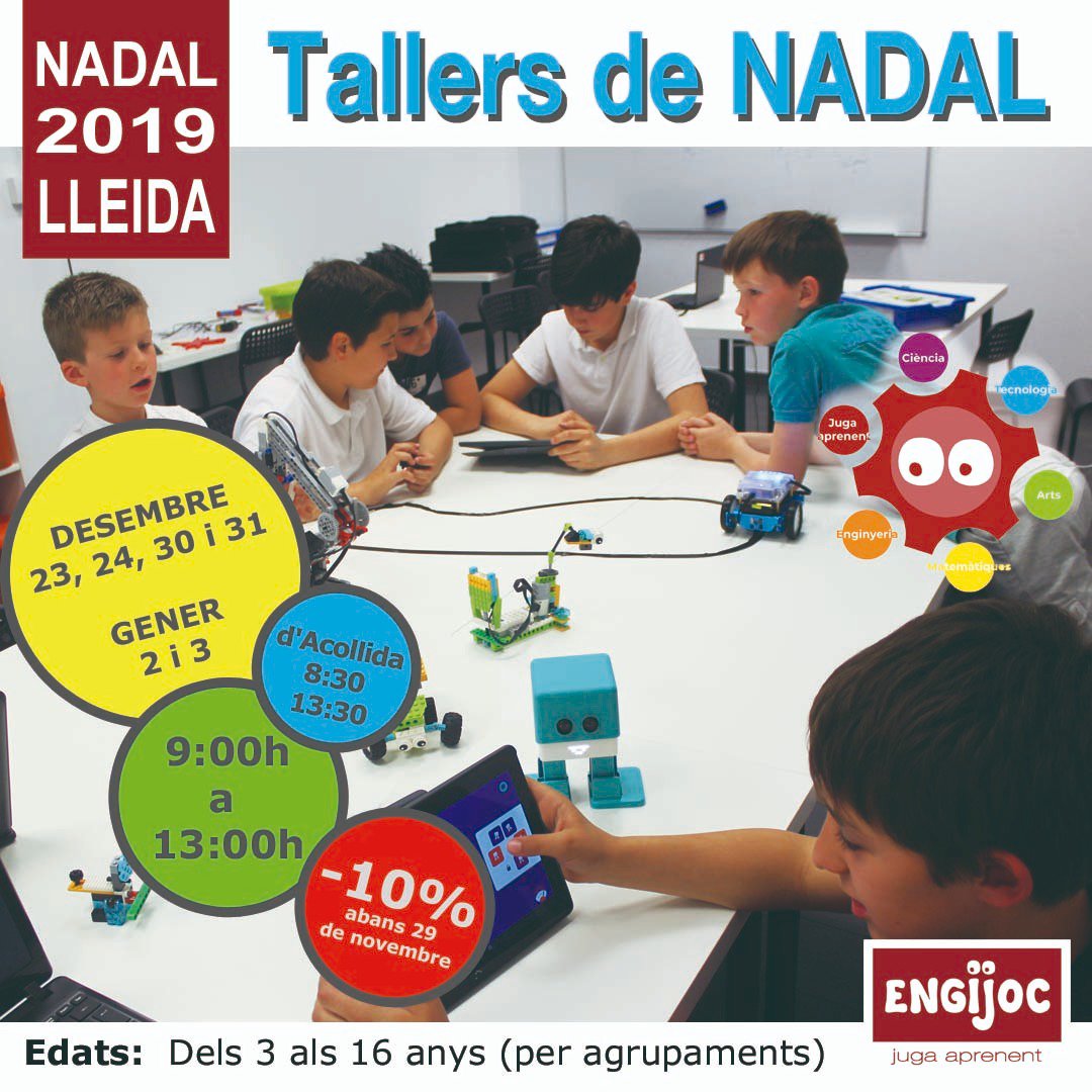 ENGIJOC's tweet photo. #lego #roboticaeducativa #casaldenadal
Informació a https://t.co/n5SsAdjeh0 https://t.co/QAtfKL2cfa