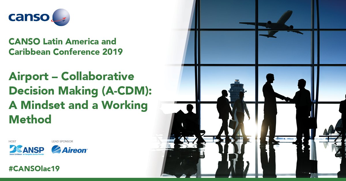 CANSOevents's tweet photo. @DECEA_Oficial @EANAoficial @IATA @Saab and @dfs_de offer different industry perspectives on the process, principles and benefits of A-CDM and suggest approaches to regional collaboration on implementation #CANSOlac19 #DCANSP @AireonLLC https://t.co/Uxrz4oiAxI https://t.co/RXO6dSHtTG
