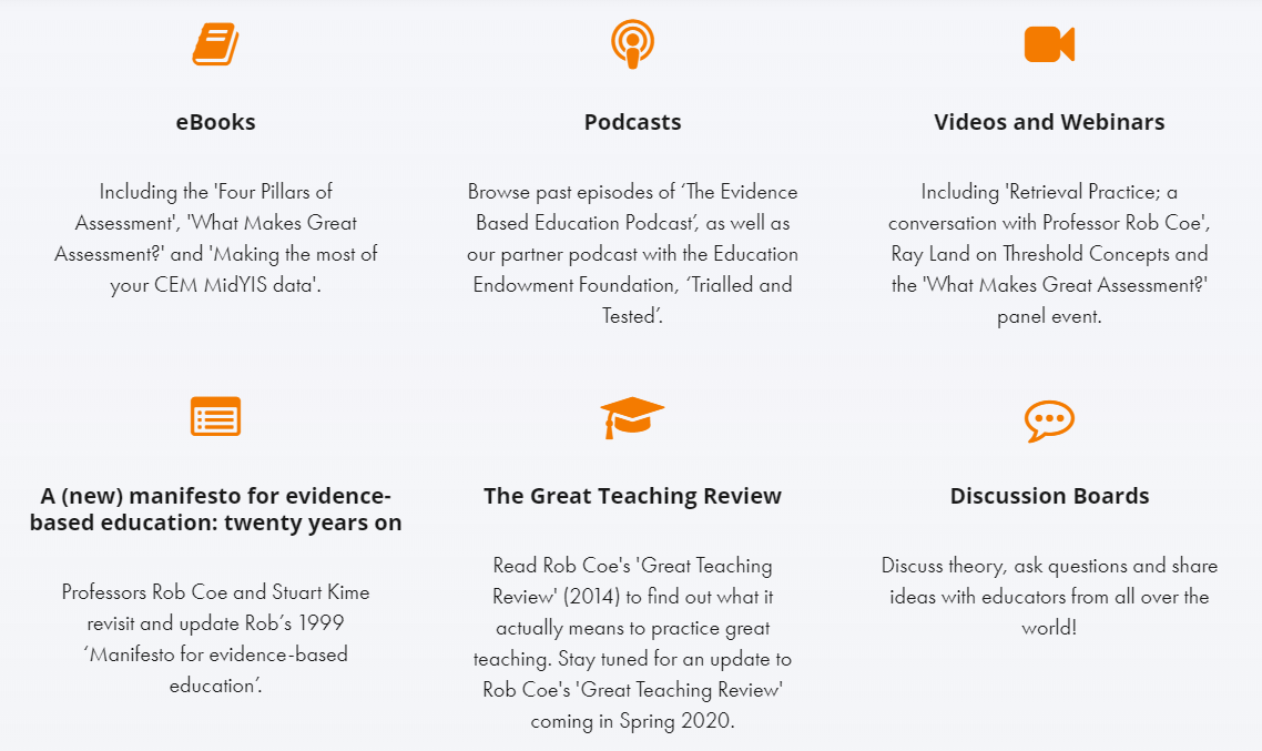 EvidenceInEdu's tweet photo. We are delighted to release our new Resource Library!📚 The library is free to join and includes eBooks, podcasts, videos and more…and there are no late fees!

You can join our Resource Library here: https://t.co/KyjqgKbUyh https://t.co/G3UpaHYziz