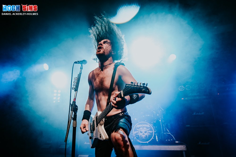 DanielAckerley's tweet photo. @Airbourne smashed it at @Rock_City_Notts last week - here are a few highlights ahead of the full set going live on @Rocksins :-) https://t.co/aTJS226d0k