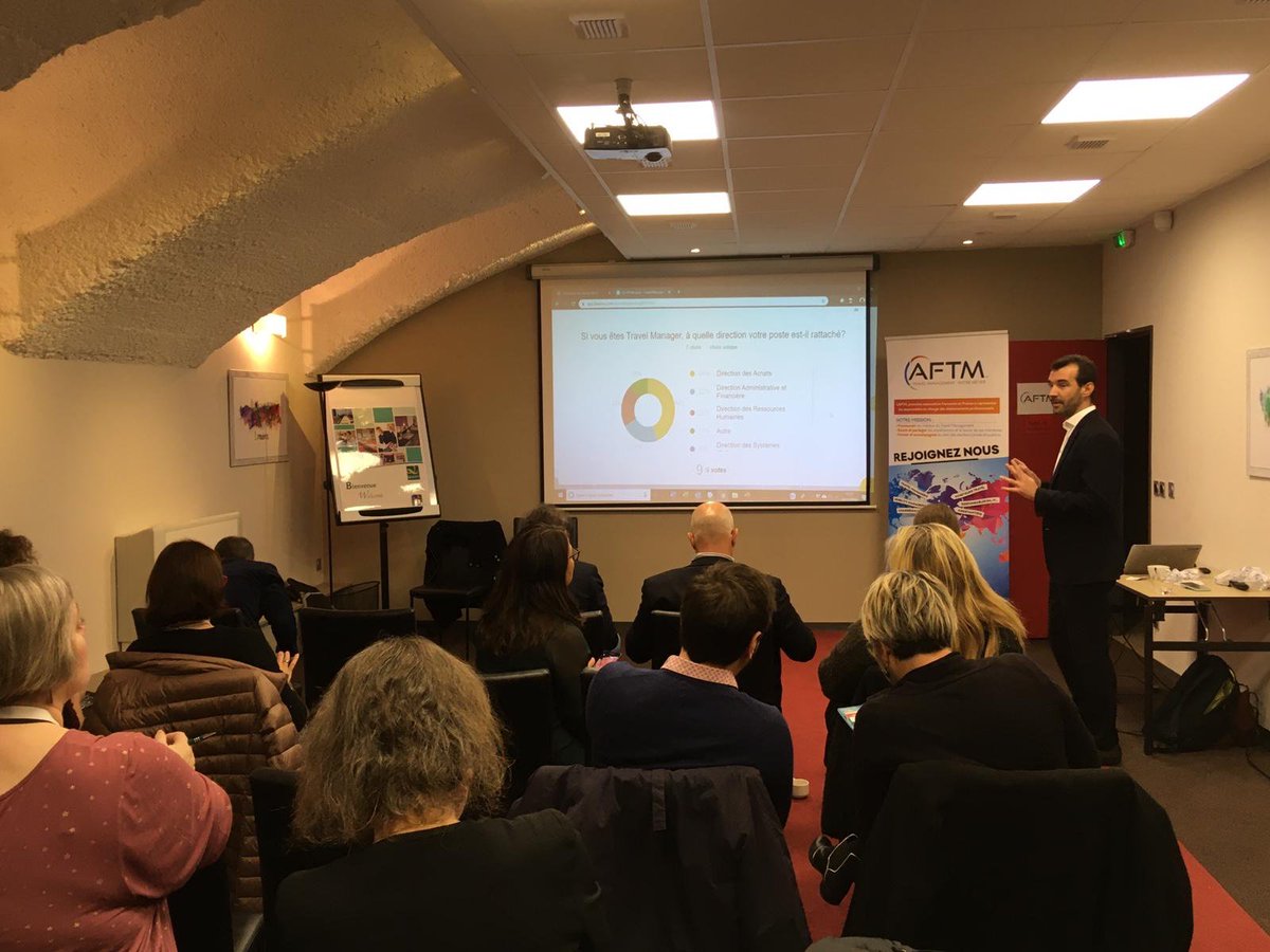 En direct de notre rencontre régionale AFTM à Lyon. Les participants échangent sur l'évolution de leur rôle et de leurs missions dans les entreprises en lien avec l'élargissement de leur périmètre d'action. Merci à <a href="/ChoiceHotels/">Choice Hotels</a> de nous recevoir et @AxysOdyssey pour l'animation.