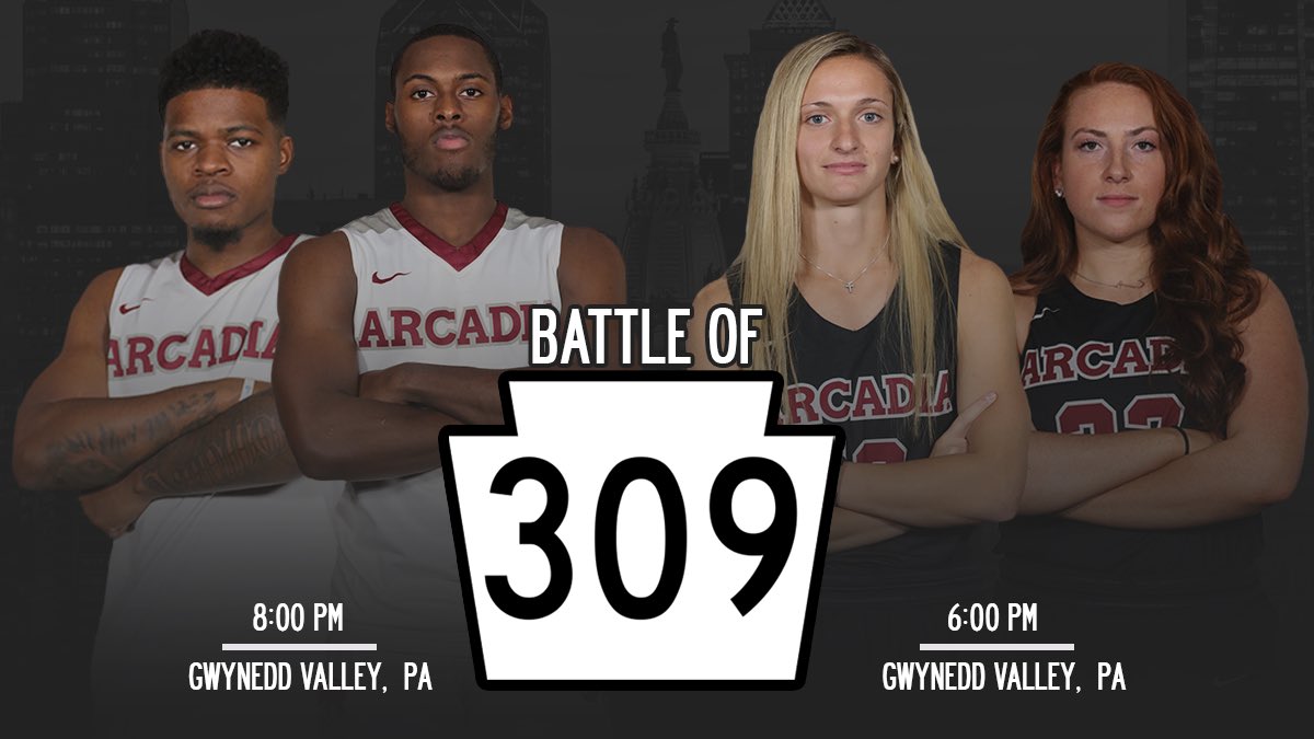 Arcadia and Gwynedd Mercy renew their rivalry at the fifth annual Battle of 309! #GoKnights