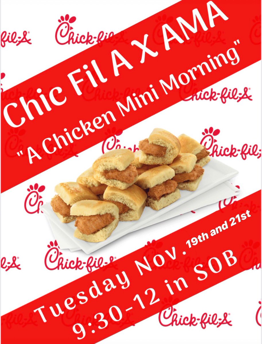 AMAHoward's tweet image. Come to the AMA office tomorrow and Thursday morning to purchase Chicken Minis and Chicken Biscuits 🐄 ❤️ #hu20 #hu22 #hu21 #hu23 @150bison @hotathoward