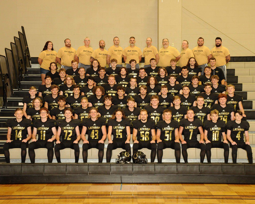 lathropschools's tweet image. THE Lathrop Mules break Maryville's 67 game home winning streak by a score of 29-28 to claim the District Championship for the 2nd year in a row!  The Mules now play Summit Christian at home this Saturday 11/23 at 1:00 pm. #RollMules