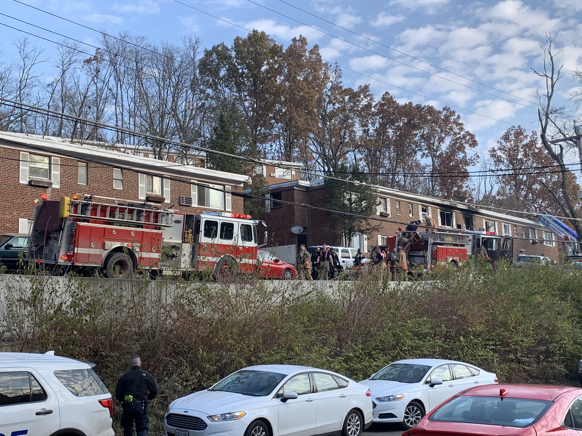 Three people have been taken to the hospital after a fire broke out ...