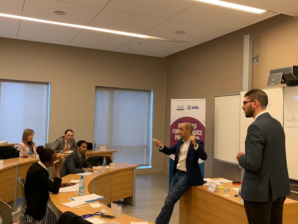 AIDAzerbaijan's tweet photo. Capacity-building seminars on various topics are continued for the participants of Advanced Foreign Service Program #AFSP2019 organized by #AIDAagency in cooperation with the ADA University https://t.co/7OSr8z7Ag4
