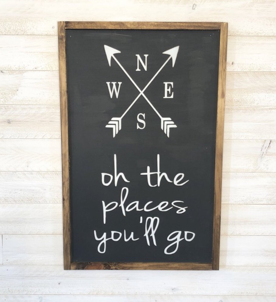 RusticJs's tweet image. Everyone needs a little #Seuss in their lives. 
Whether you have a Thing 1, Thing 2 or Thing 3 in your life this 25” x 16” sign is an amazing addition to any nursery, playroom, entrance or teachers classroom (hint, hint). 
$70 🇨🇦 
.............&amp;amp; shipping is free in Canada &amp;amp; US!