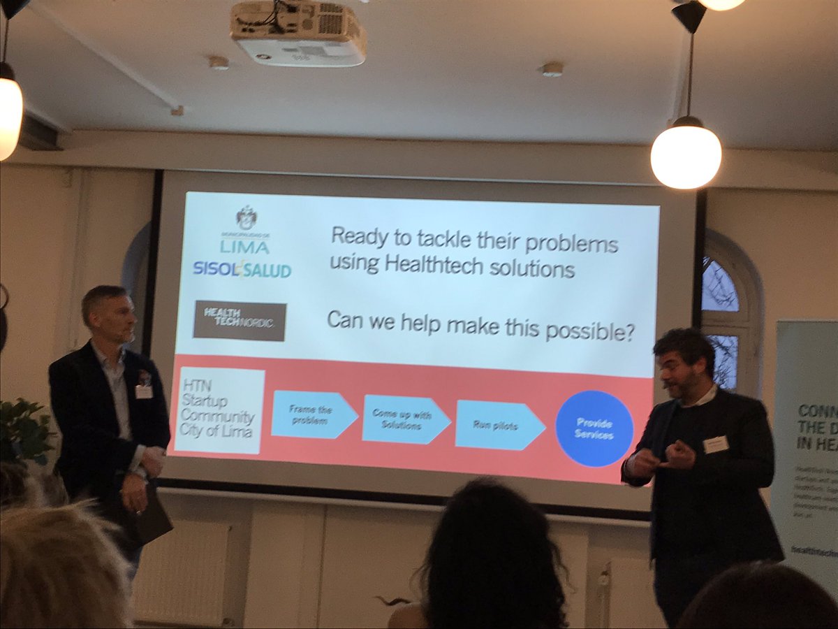 Business opportunities open in Lima, Peru. They are looking for digital HealthTech solutions to provide healthcare to their inhabitants. They have funding to provide as well. More to come on how. So stay tuned to #HealthTechNordic