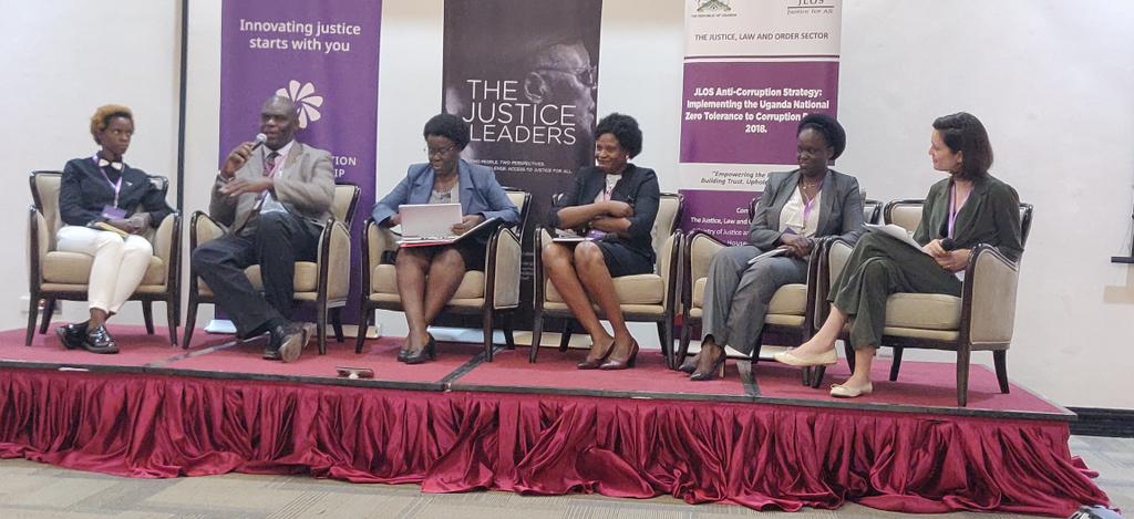 AfricaResilient's tweet photo. #JILC Panel 'How can Justice Leadership be a vehicle for change'. It is important that we step out of our comfort zone to help people, strive to make the situation better -Hon Lady Justice Lillian Tibatemwa-Ekirikubinza Each one of us has the power to change by going small things https://t.co/Z8adLOtTtB