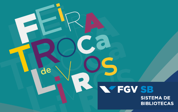 Feira Troca de Livros dias 25 e 26 de novembro. Não perca! sistema.bibliotecas-sp.fgv.br/noticias/feira…