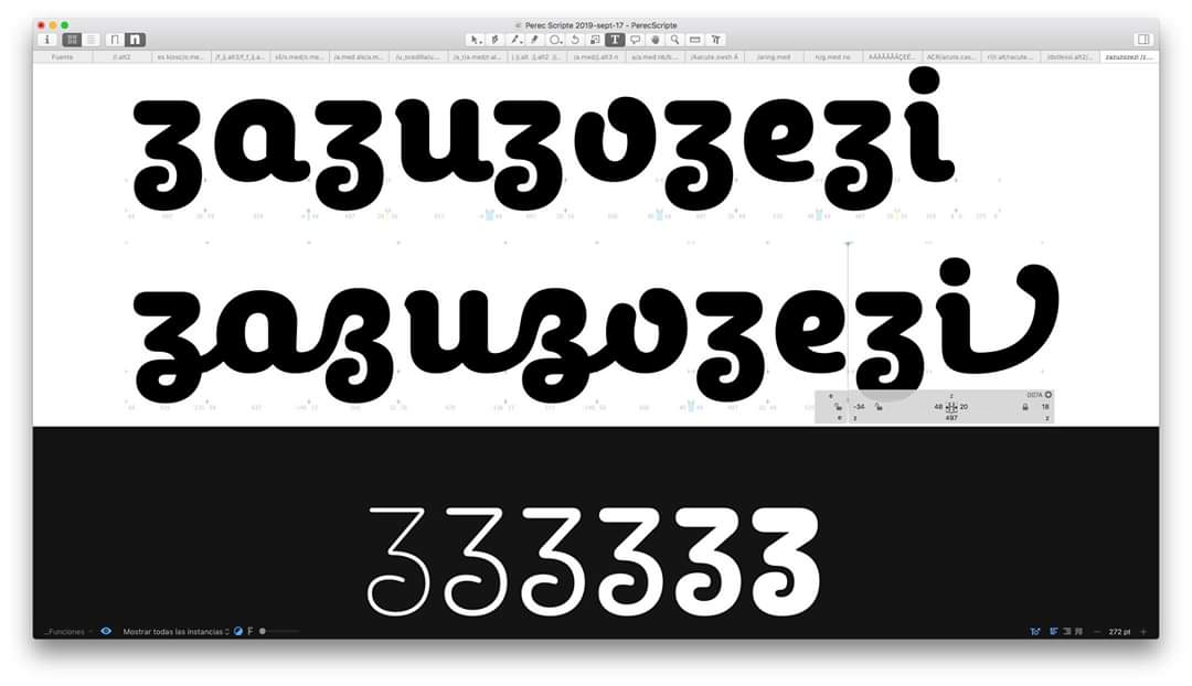 pampatype's tweet photo. Typography, writing with #mouldletters? Nowadays we seek to contradict it as much as possible... #PerecScripte #workinprogress https://t.co/g9GYP1kPIr