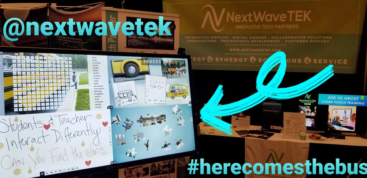 NextWaveTEK's tweet image. During #ncsba50 breakfast - we showed leaders in education how EASY @NUITEQSnowflake lessons are to find and create!  What a gamechanger for teachers and students! #herecomesthebus #interactdifferently #studentengagement #lessonsforalllevels