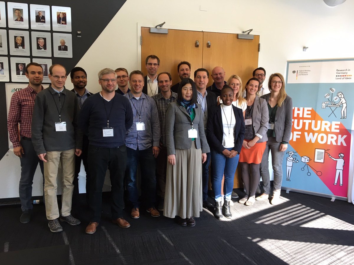 ResearchGermany's tweet image. German #AI researchers are back from Silicon Valley´s first German-American conference on the impact of new digital technologies on the future of work. Read more about their #TransatlanticSync experience ➡️ research-in-germany.org/the-future-of-…
#FOW1920 #ArtificialIntelligence @BMBF_Bund