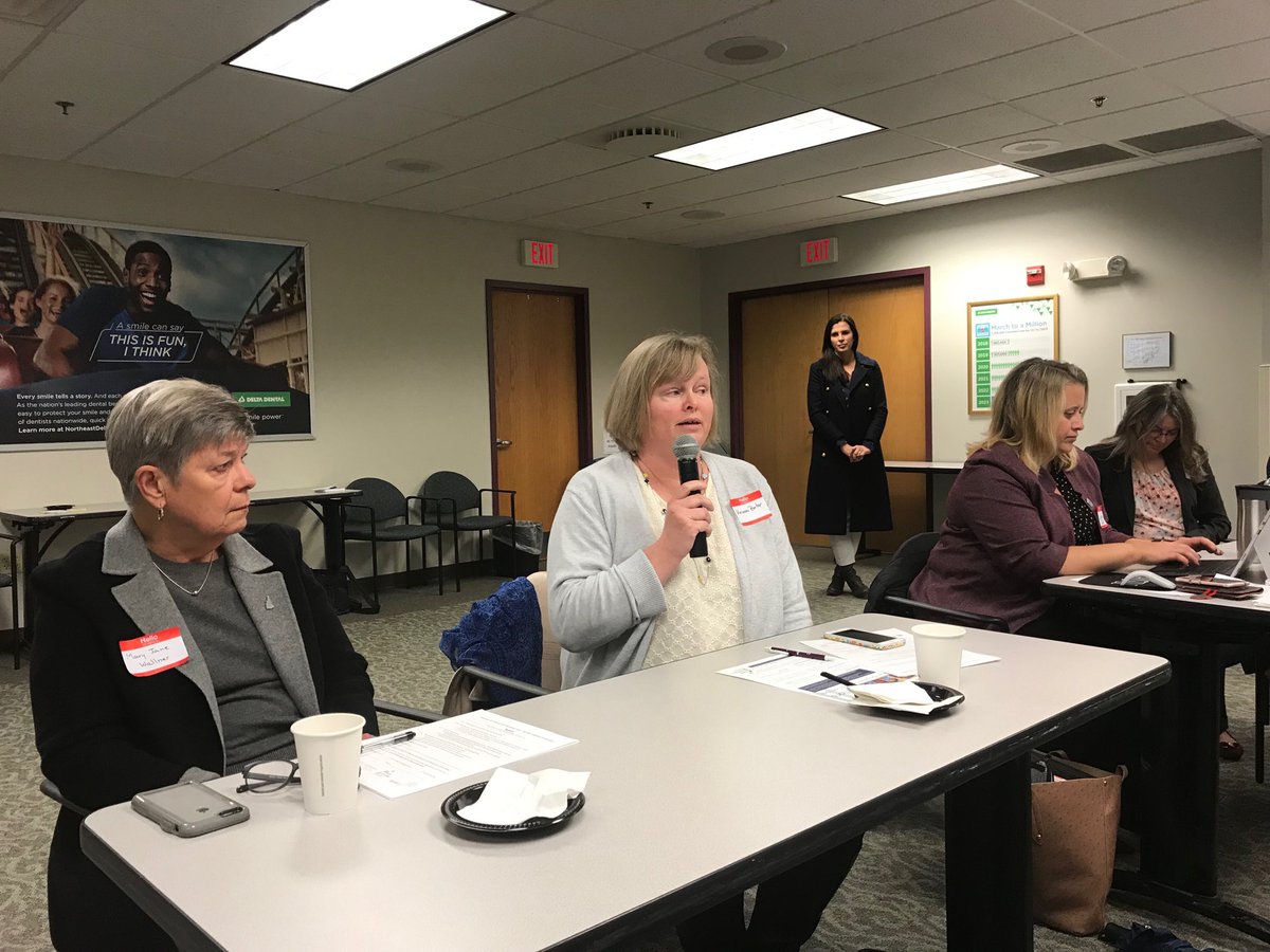 Spark_NH's tweet photo. Marianne Barter, Executive Director of Merrimack Valley Daycare said that without business investment the child care economic model cannot succeed #childcarenh https://t.co/kIKHoSAwLN