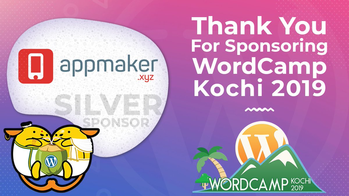 WCKochi's tweet photo. Excited to announce that @appmaker_xyz is our Silver Sponsor! 📣

Appmaker is an online app builder that helps convert your @WooCommerce websites to mobile apps. ⚡️

Thank you for sponsoring #WCKochi! 🙏 https://t.co/bwRz1dUAOE
