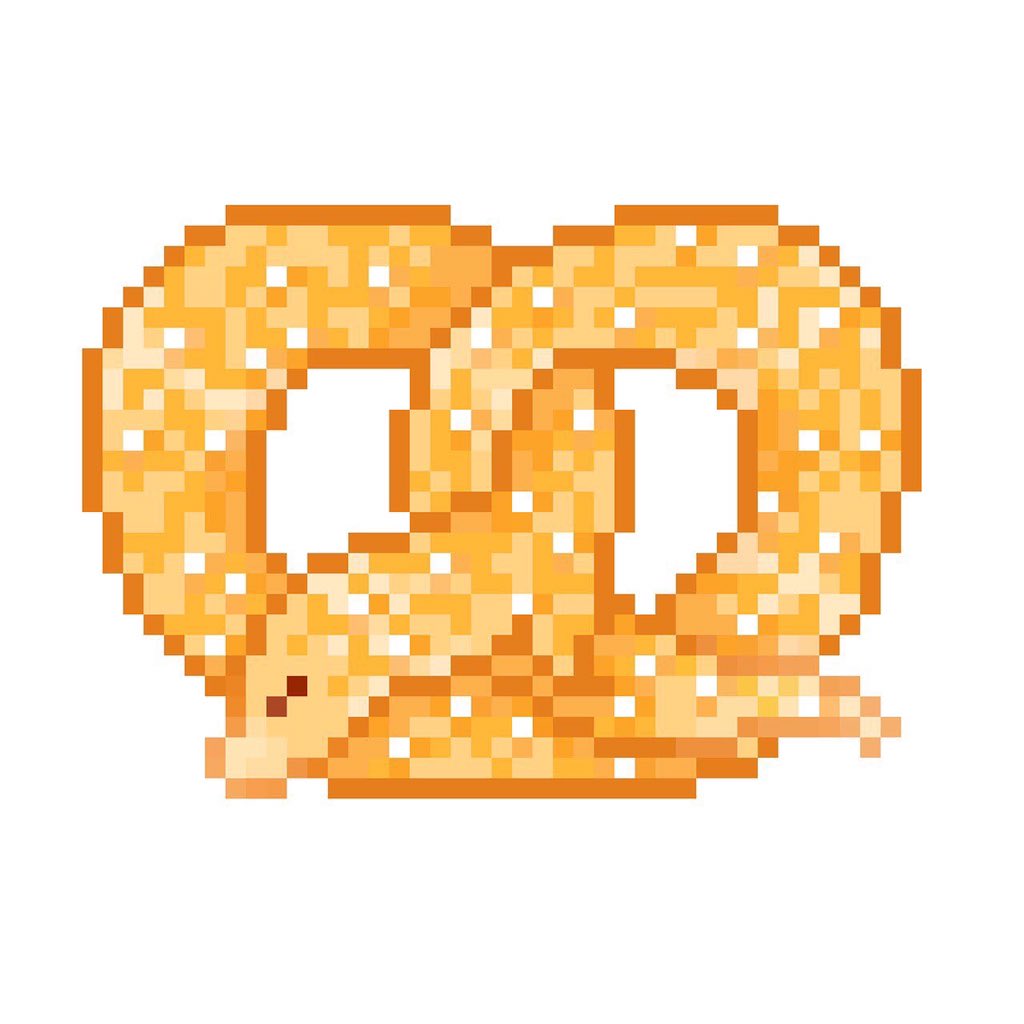 maria_emme's tweet photo. #endangeredweek days 1 and 2: a pretzel pangolin and a banana vaquita 

#pixelart https://t.co/TW3AADIzpJ