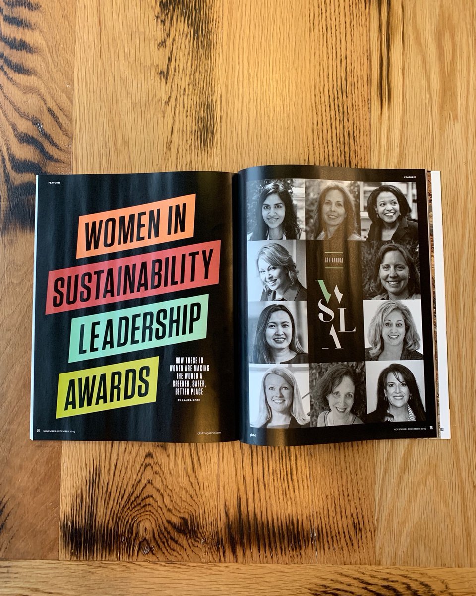 gbd_mag's tweet photo. Check out the 2019 Women in Sustainability Leadership Awards (WSLA) winners in our latest issue! https://t.co/aQuzEITQvP https://t.co/hpQzD1I3x9