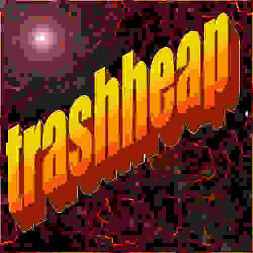 trashheap logo (it says trashheap)
