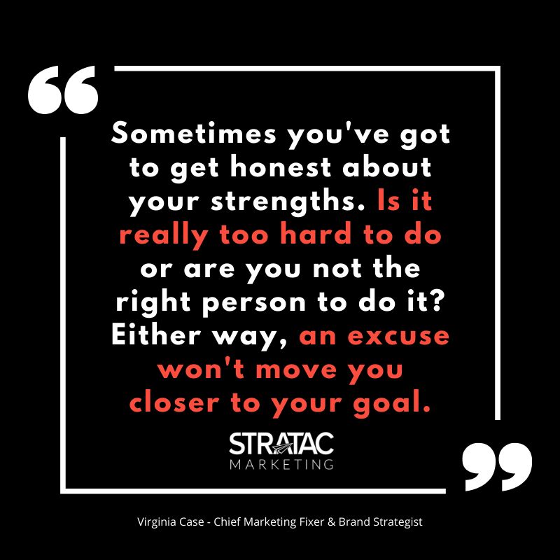 StratacM's tweet photo. Stop trying to own everything in your business. Trust that you hired the right people to help you achieve your goals. If you don't have the right people, start making changes for getting the support you need. https://t.co/ILuYsXaw86