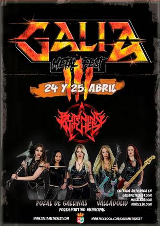 GALIA METAL FEST 2020, SEGUNDA TANDA DE CONFIRMACIONES
Hasta el momento se había confirmado al mítico ex Scorpions Uli Jon Roth encabezando la jornada del viernes 24 de abril.
-Burning Witches
-Dream Evil
-Mandragora Negra
-Power Quest
-Ross the Boss
-Strikeback