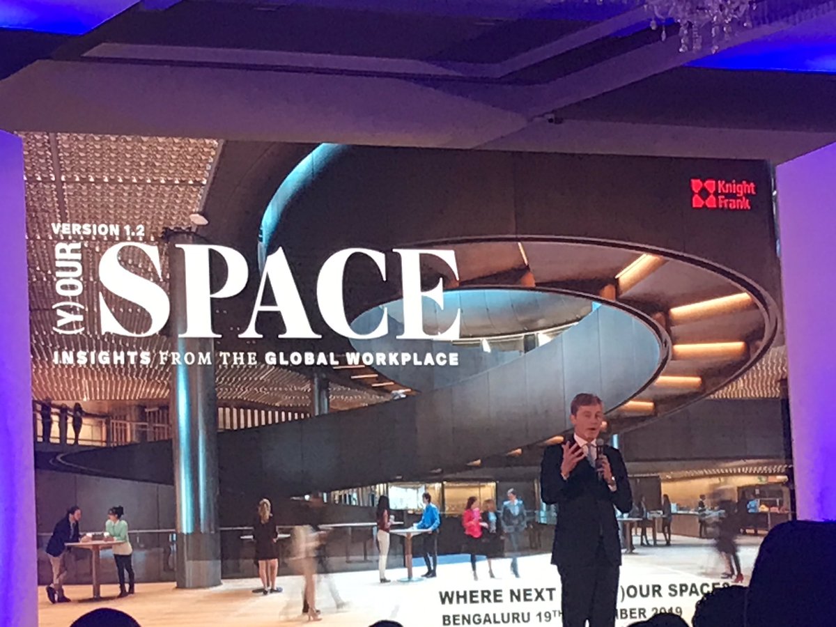 Catch Alistair Elliott - Senior Partner &amp; Group Chairman of Knight Frank speak at the Your Space event at Taj West End, Bengaluru. #KnightFrankIndia #YourSpace