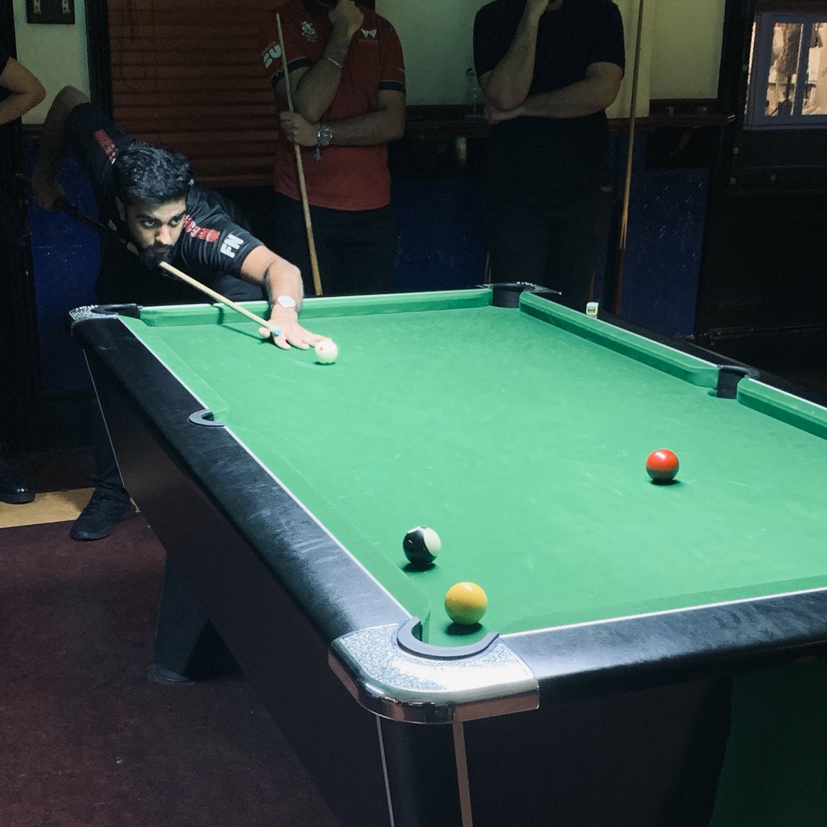 AstonUniPool's tweet photo. Warwickshire Classic 2019 🎱
It wasn’t our weekend, with both teams losing their playoff matches in the team shield. But every tournament gives us great experience, allowing us to learn to become better players. It’s onwards and upwards for #TeamAston!
#AstonPool #WeAreAston https://t.co/pAf0lkbuQs