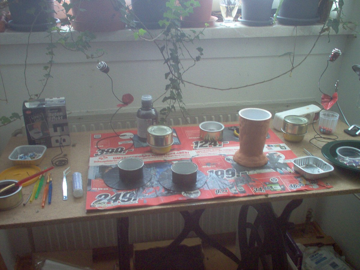 NetGhost9's tweet photo. #upcycling_art 

Blick in meine Werkstatt https://t.co/q2BKm7B0hC