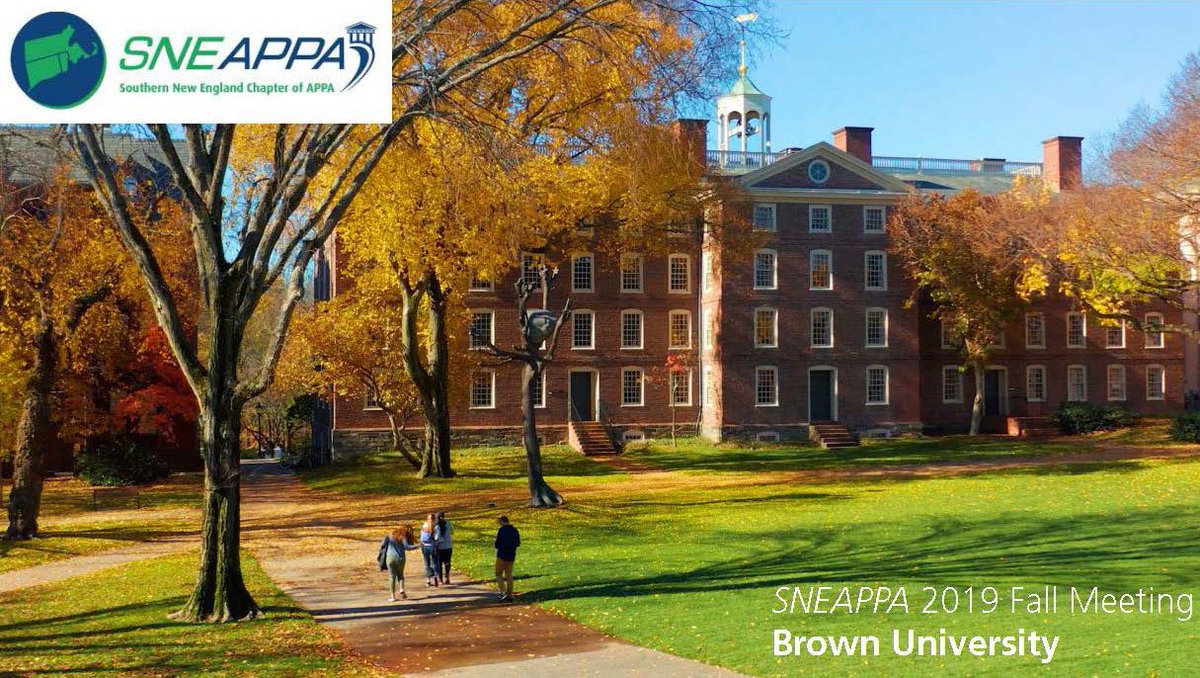 amentaemma's tweet photo. #HigherEducation team members are attending the @SNEAPPA Fall Meeting @BrownUniversity. Sessions explore the University's move toward a fossil free campus & implementation of an #IWMS #sustainability #facilitymanagement #architecture #masterplanning #amentaemma #designprecisely https://t.co/HkoMdNQvmz