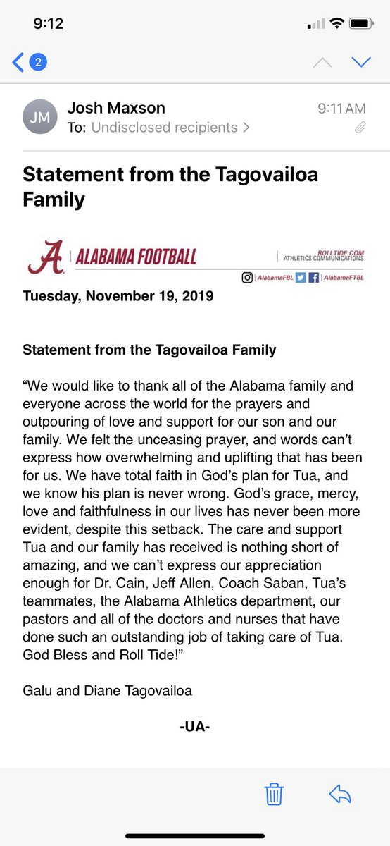 ClayTravis's tweet image. The Tagovailoa family sounds like pure class. Rooting for Tua to have NFL success.