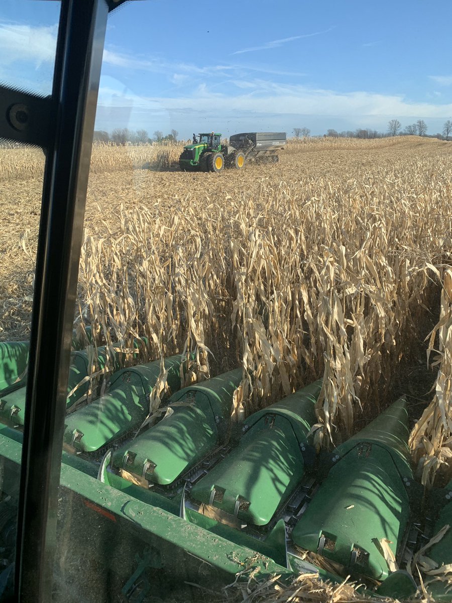 mbf_robert's tweet photo. Thanks to @HuronTractorLtd and @elmersmfg for demoing us this buggy yesterday, it sure can move corn! https://t.co/JiHJ65x4ab