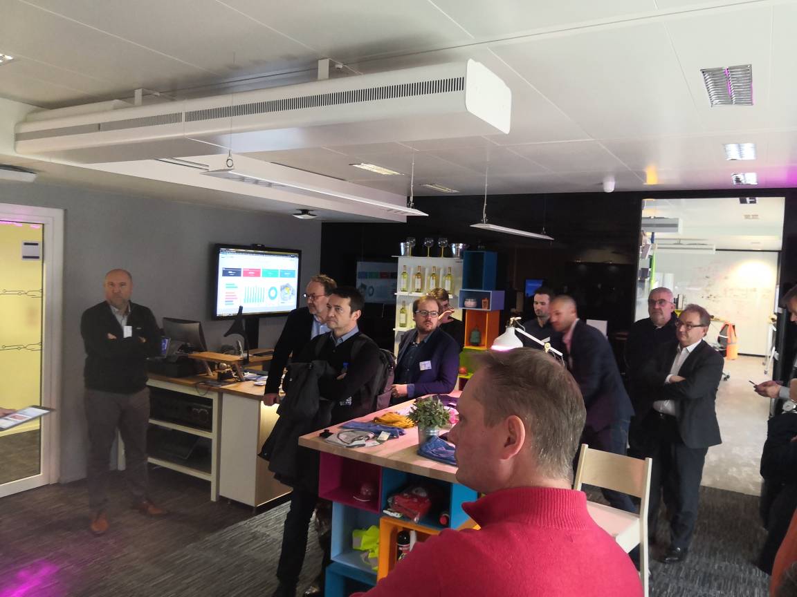 CEREALOG_CRL's tweet photo. CEREALOG à invité ses clients #SAPBusinessOne et #SAPByDesign à découvrir les exemples de #transformationdigitale. On a parlé #AnalysePredictive #IoT #Blockchain #RFID #MachineLearning... https://t.co/J17LCSnVkz
