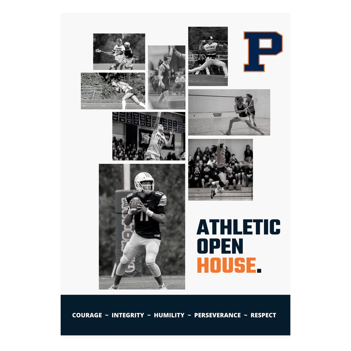 The Potomac School invites you to our Athletics Open House in December 6th from 7:00 to 8:30 pm

🏑Explore our new center for Athletics and Community

🥎 Learn about Potomac’s athletic program

🤼‍♂️ Meet coaches, parents and players