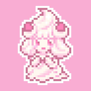 ポケモン ふわふわマホイップちゃん ポケモン剣盾 マホイップ Alcremie 奈華 ꮳꮋꮎꮳꮎꮮꭿꭲ ᵕᴗᵕ ୨୧のイラスト