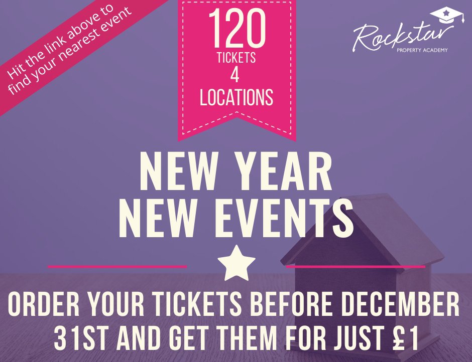 *TICKETS ON SALE NOW!*

We are going big in 2020 with 4 new events in the first quarter!

As an early bird special all tickets are £1 each until December 31st!

Follow this link to find your nearest event: cutt.ly/CePEU9x