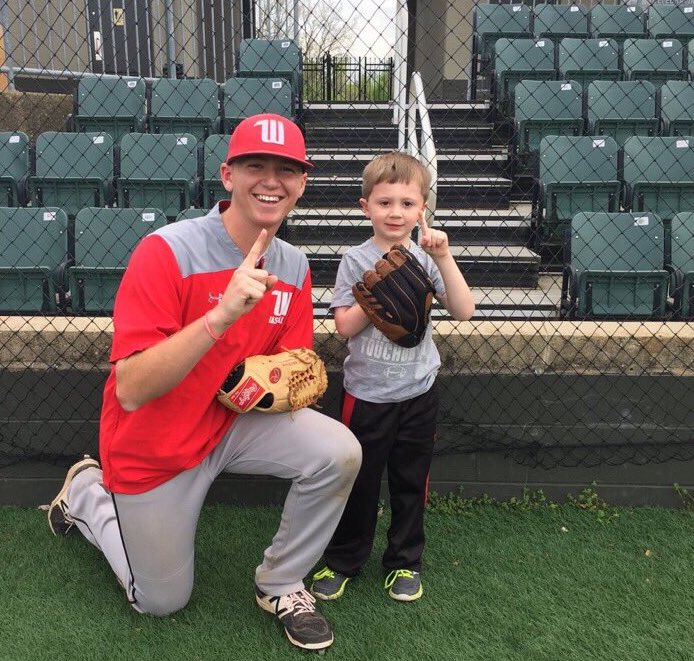 wittenberg's tweet photo. Wittenberg senior Luke Campbell ’20 is helping children with disabilities to participate in sports, one bracelet at a time. Read more at https://t.co/qBH3m1ewiy #WittProud #HavingLight https://t.co/ePWcfuoQLC