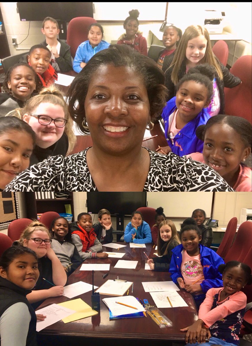 Principal’s Roundtable this morning with student ambassadors and Dr. Evans!! #collaboration #meaningfulconversations #buildingrelationships #OrrsExcellence #GSCSStepRightUp