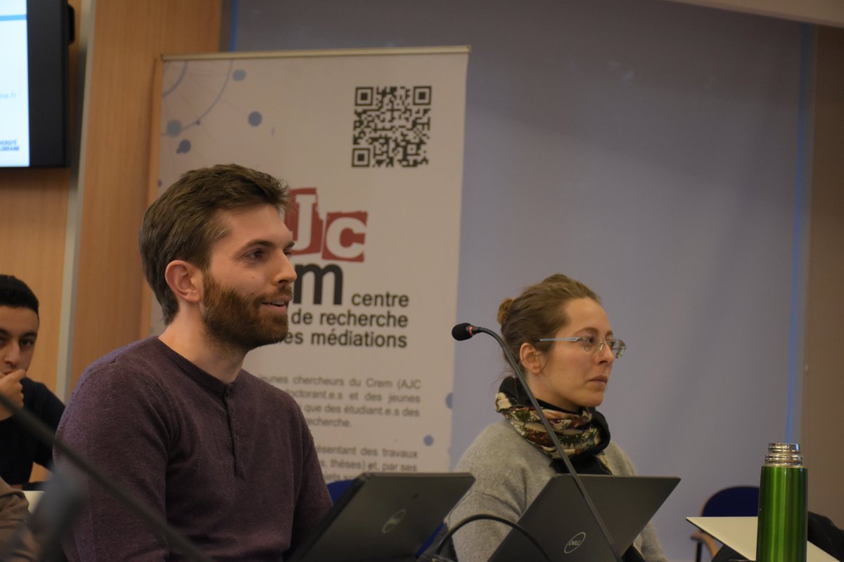 obsweb's tweet photo. @Crem_UL @Univ_Lorraine Le public interroge l'universitaire sur l'utilisation des bots sur Wikipédia. Réponse : "Pour eux c’est un enjeu qu’ils identifient mais pas du tout par la communauté.” #newsbots2019 https://t.co/aWzvDa80yo