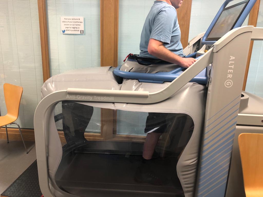 PhysioFunction's tweet photo. Chris has SMA (Spinal Muscular Atrophy) Type III. He can walk around 5-10 m without assistance. He is now using AlterG & can walk within it for 15 mins. He also started to walk backwards in it. This is his second AlterG session. #SMA #SMA3 #neuromuscularconditions #spinalmuscular https://t.co/pwtbxUDcYc