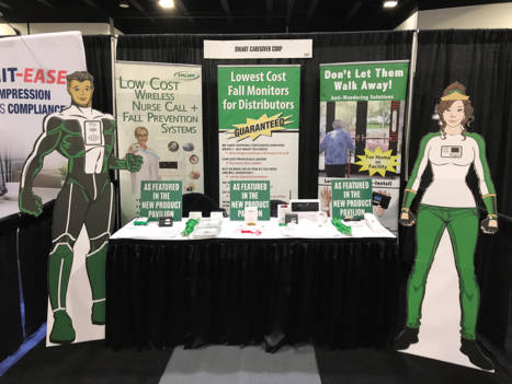 CaregiverSmart's tweet photo. (3) Our call system is simple to install &amp; use. No complicated mounting instructions &amp; no tangled wires to deal with.

The monitor to pager system was designed for home use &amp; the caregivers love the pager feature.

It was an amazing show &amp; we are so happy we attended! https://t.co/ADNl9w9fMp