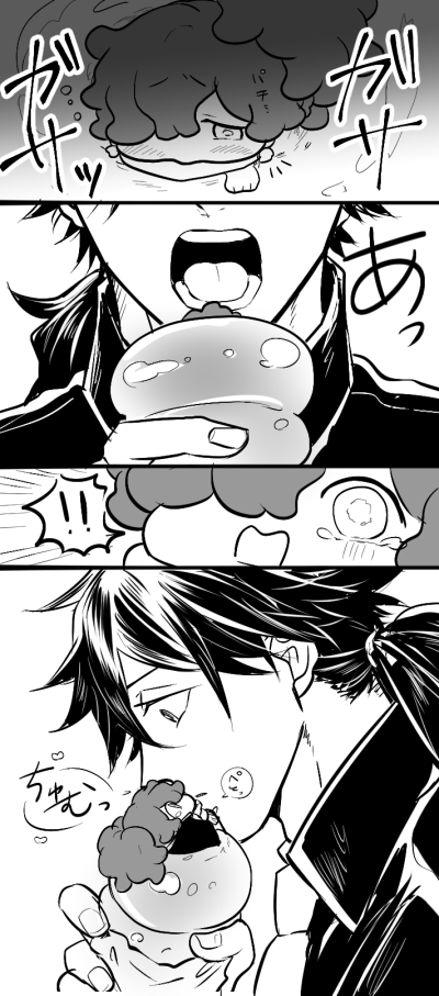 冬眠しそびれた野生りよぞと焼きたてコロネ 