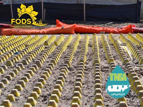 getfods's tweet photo. FODS Delivers a Durable Rockless Construction Entrance at TNSA Tenessee National Stormwater Association Conference Nov 19-21.#FODS #getfods #TNSAConference #constructionEntrance #constructionExit #reusableRocklessConstructionEntrance #StormwaterErosionControlConstructionEntrance https://t.co/8lkIZVJ4HA