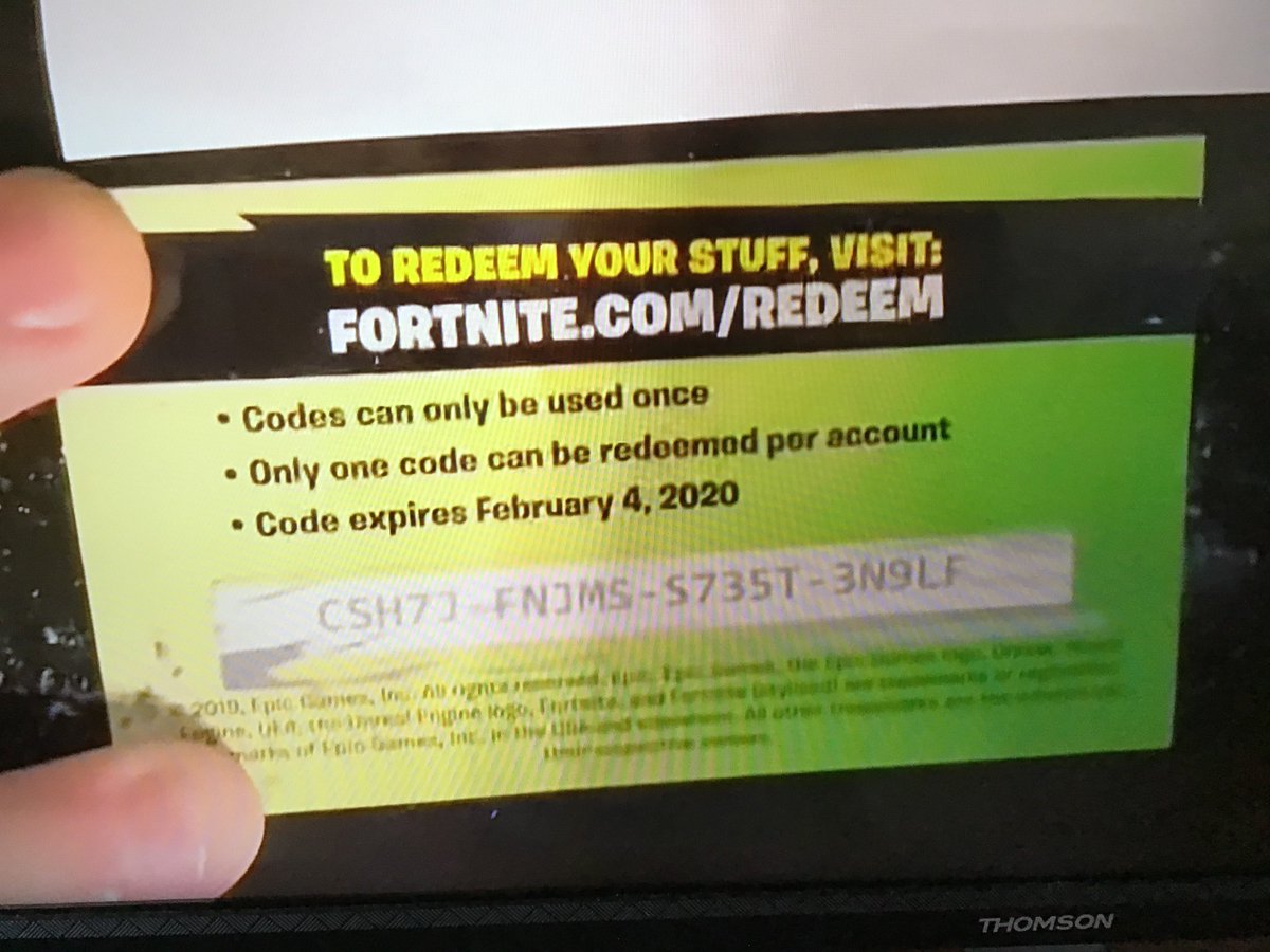 Fortnite redeem codes free vsaspec