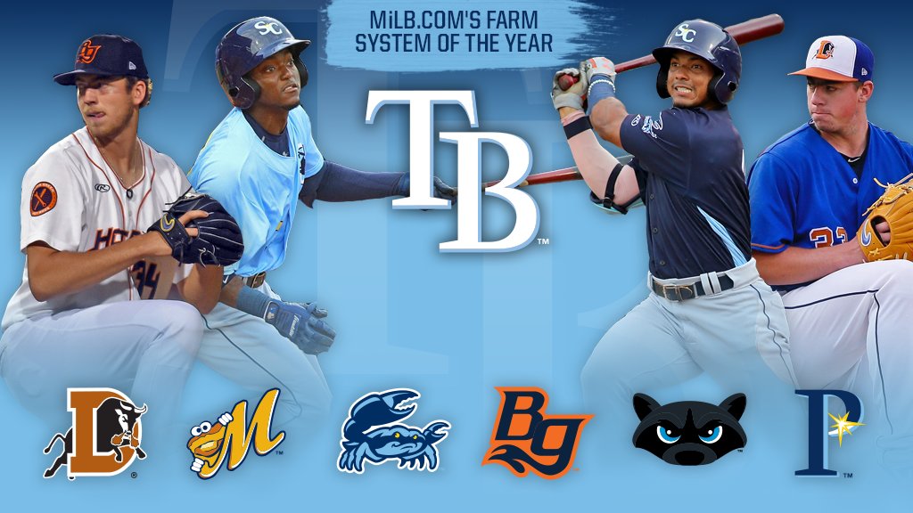 Yep, the #Rays farm system is pretty special. ☑️ Top prospects ☑️ Winning affiliates ☑️ Contributions to the big league club 👑 atmlb.com/2Qu3uNf